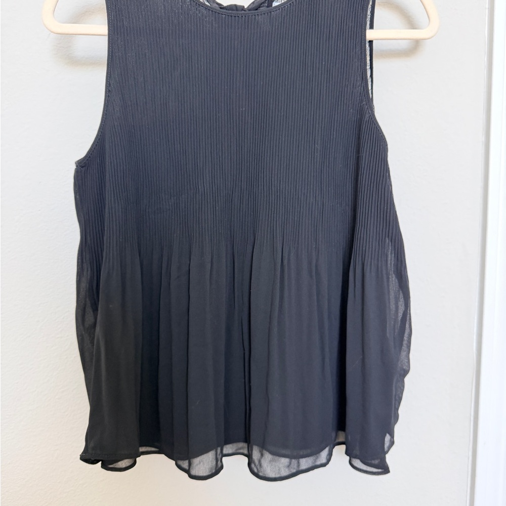 ZARA Elegant Black Sleeveless Top